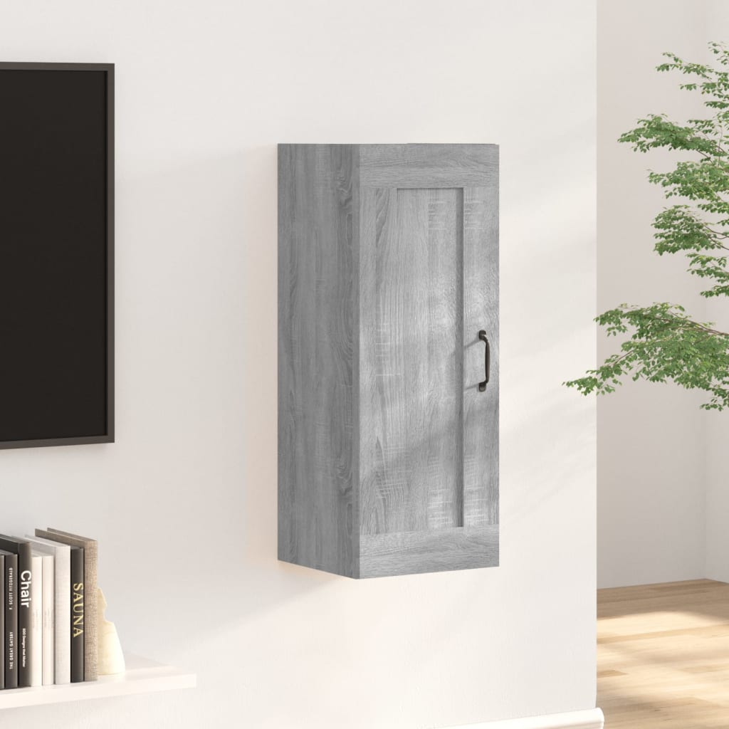 Hanging Cabinet Grey Sonoma 35x34x90 cm Engineered Wood